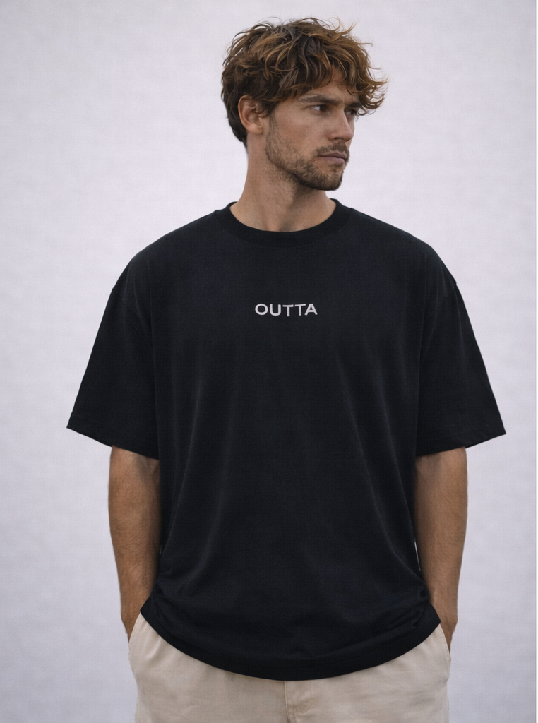 OUTTA Core Tee Black
