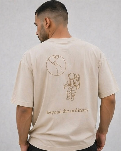 OUTTA Orbit Tee - Beige